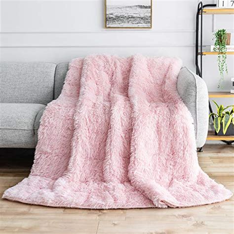 Uttermara Faux Fur Weighted Blanket 15lbs Super Soft Plush Fleece And