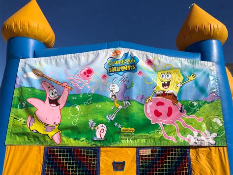 Spongebob Bounce House Banner A Perfect Party Rental