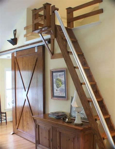 Pin By Ragan Corliss On Wall Ladders Loft Stairs Cabin Loft Stairs
