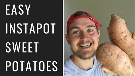 Easy Instantpot Sweet Potatoes Vegan Oil Free Youtube