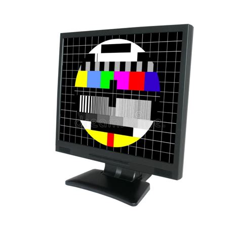 Lcd Monitor Test Pattern Stock Image Image Of Colours 3846151