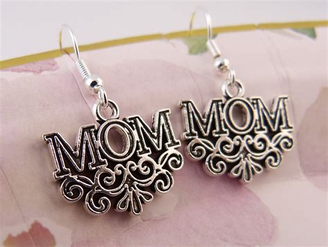 Mom Earrings Mothers Day Earrings T For Mom T Etsy Australia