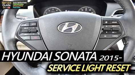 Huyndai Sonata Service Light Reset 2015 Youtube