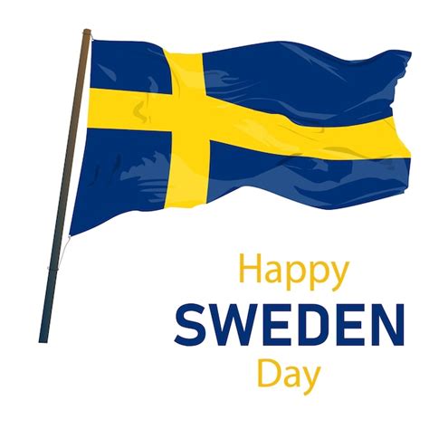 Premium Vector National Sweden Day