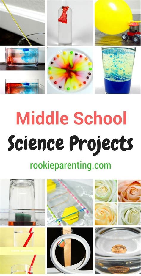 Middleschool Scienceprojectideas Sciencefair Science Teaching