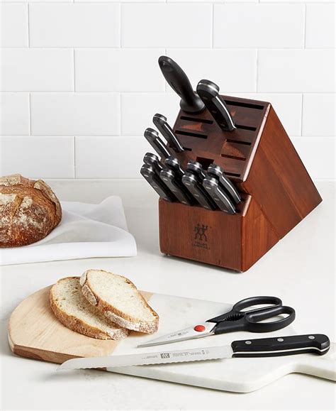 Ja Henckels Zwilling Twin Gourmet 15 Pc Knife Set Created For Macy
