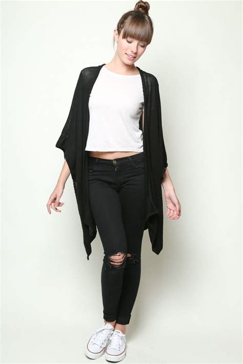 brandy ♥ melville manon cardigan clothing brandy melville cardigan black cardigan