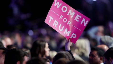 trump s female voters are people not props column