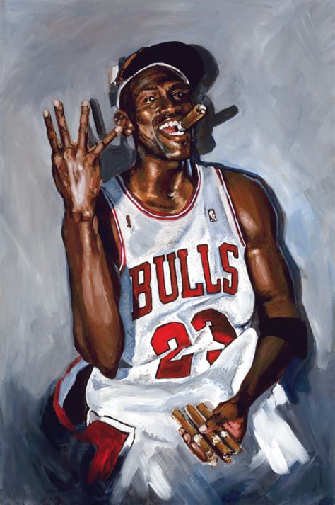 Michael Jordan After His 4th Nba Finals Championship Brooke Sullivan Art