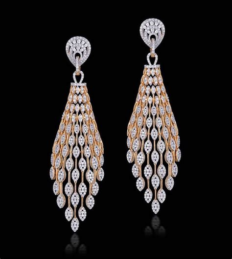 Delicate And Gorgeous These Chandelier Earrings By Gehnajewellers1 Is