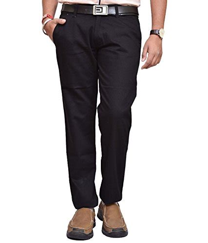 Buy American Noti Black Chinos For Men Non Stretchable Trouser For Men