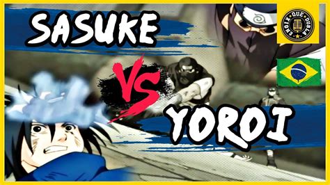 Sasuke Vs Yoroi Dubladofandub 1 Luta Prova Chunin Youtube