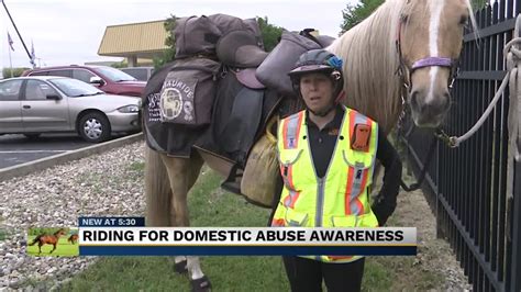 Woman Rides Horse Across United States To Bring Awareness To Domestic