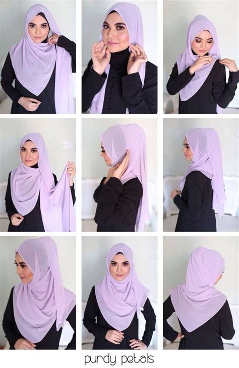 easy hijab styles step by step with niqab