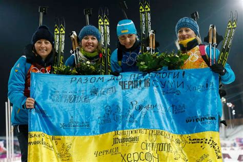 Biathletes Deliver Good News For Ukraine