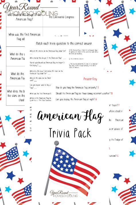 Do you know why we celebrate this holiday? American Flag Trivia Pack