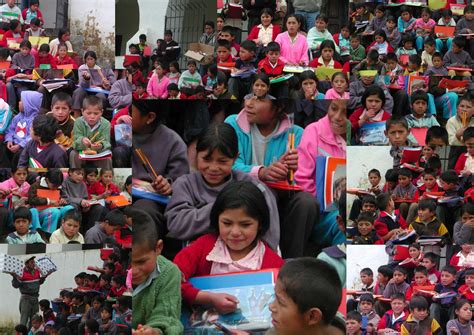 Generosa Donación Útiles Escolares 2008 Turismo Huanuco Perú Casa