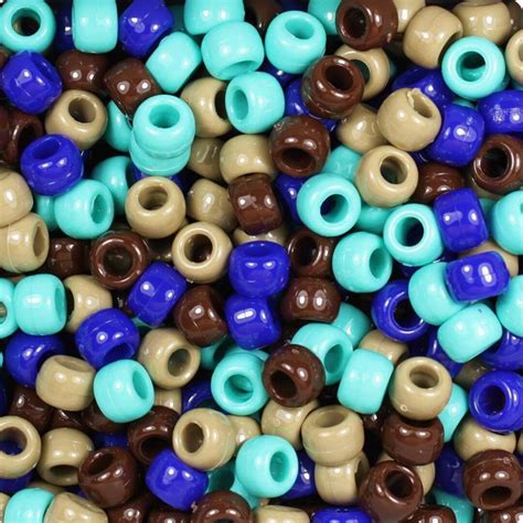 Blue Themed Kandi Beads Pony Beads Barrel Beads Kandi Beads Etsy