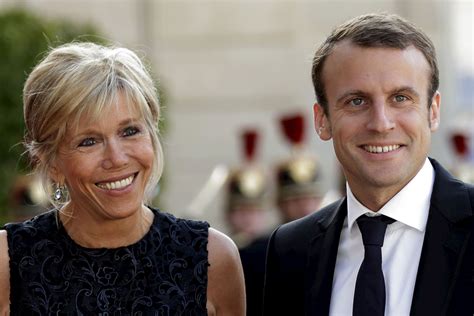 Emmanuel Macron And His Wife Brigitte Macron