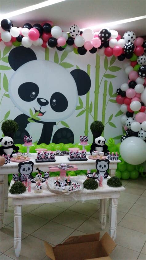 Urso Panda Decoração De Festas Festa De Aniversário Do Panda Festa