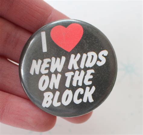 1990s New Kids On The Block Button Pin Backretro Jordan Etsy