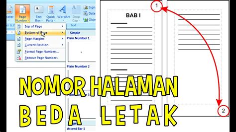 Cara Membuat Nomor Halaman Pada Makalah Ms Word My Xxx Hot Girl