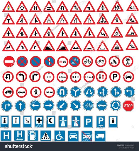 Traffic Sign Traffic Signs Traffic Stock Vector Royalty Free