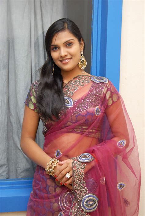New Actress Prakruthi Latest Hot Saree Stills In Spicy Telugu Songs