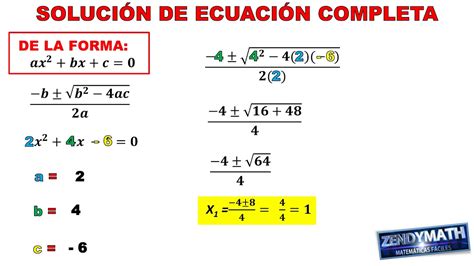 Ecuaciones De 2do Grado Formula General Imagesee