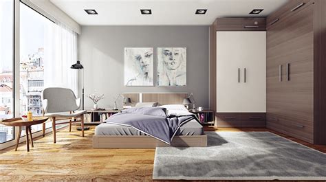 The mix of color is actually simple. Modern Bedroom Design Ideas for Rooms of Any Size