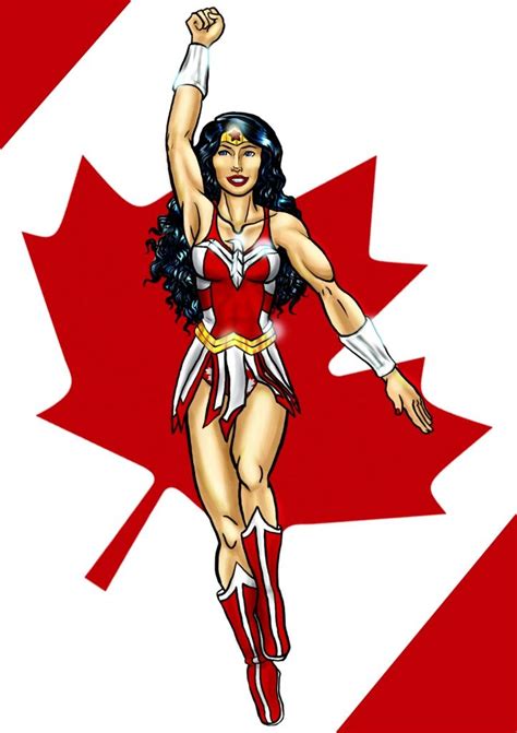 Pin By Becca Slade On O Canada Wonder Woman Wonder Woman Art Superhero