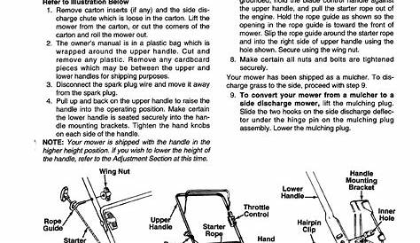 bolens riding mower owner's manual