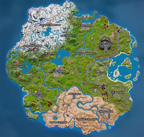 Fortnite Season Map Revealed Here S Your First Look At The New My XXX