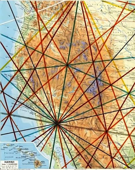 Ley Lines Usa Map United States Map