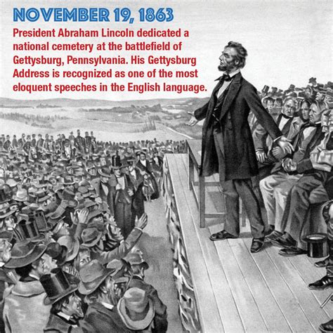 We did not find results for: November 19, 1863 - President Abraham Lincoln dedicated a ...