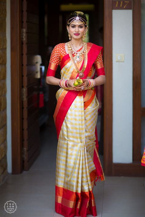 pretty kanjeevaram colour combinations worn by real brides wedmegood best indian wedding