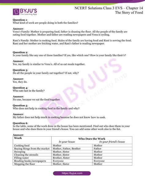 Class 3 evs ch 4 big and small animals worksheet 6. NCERT Solutions for Class 3 EVS Chapter 14 The Story of ...