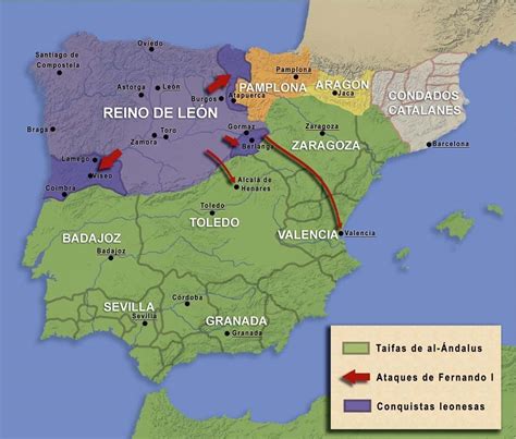Mapas Historia Del Reino De LeÓn Territorios Parte 2 Historia