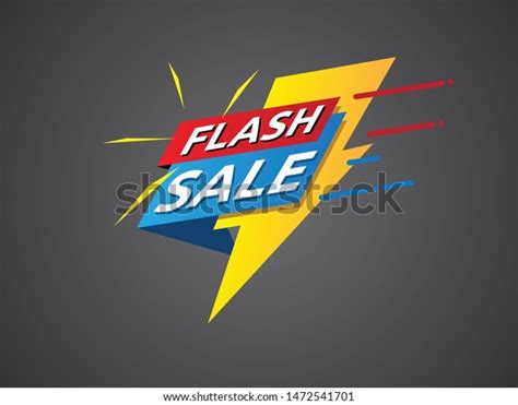 Flash Sale Icon Vector Easy Editable Stock Vector Royalty Free