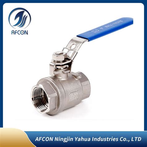 Stainless Steel Handle With Locking Internal Thread Ball Valve Valve