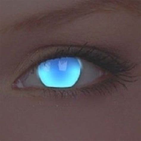 Uv Glow Electric Blue Crazy Colour Contact Lenses 1 Year Contact