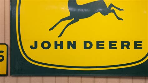 John Deere Single Sided Metal Sign M22 Gone Farmin Spring Classic 2021