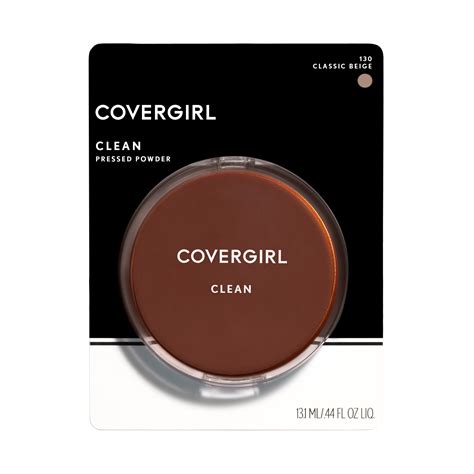 Covergirl Clean Classic Beige 130 Normal Skin Pressed Powder Shop