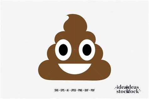 Pile Of Poo Emoji Emoji Icon Clipart Grafik Von Ideasstock
