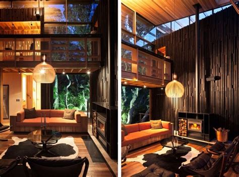 Cozy Modern House Of Natural Wood Digsdigs Living Room Interior