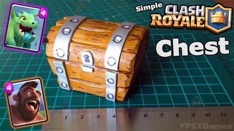 There is a long repeated pattern in which you receive. Making a Simple Clash Royale Chest | Clash royale, Chest ...