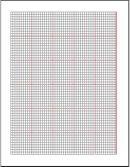 Cross Stitch Graph Papers For Ms Word Word And Excel Templates