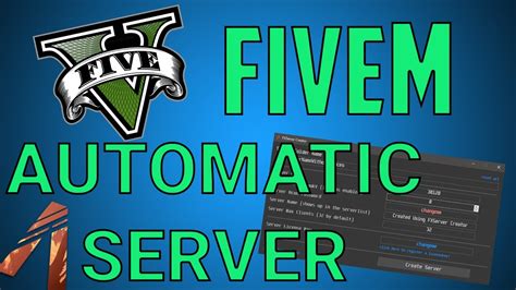 Fivem Server Creator Automatically Create A Fivem Server Youtube
