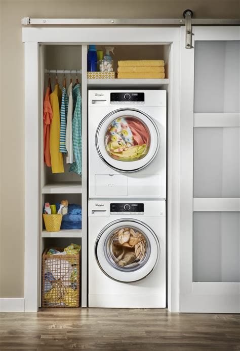 Whirlpool WPWADRE702 Stacked Washer & Dryer Set with Front Load Washer ...