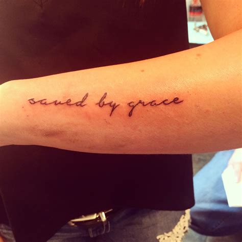 Wrist Tattoo Saved By Grace First Tattoo Get A Tattoo Tattoo Art